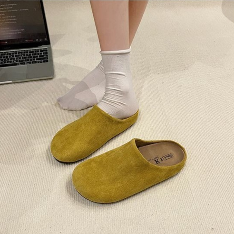 女性用超ソフトソール厚底スリッポンクローズドトゥミュールレイ - Sewing Latex のレビューと価格