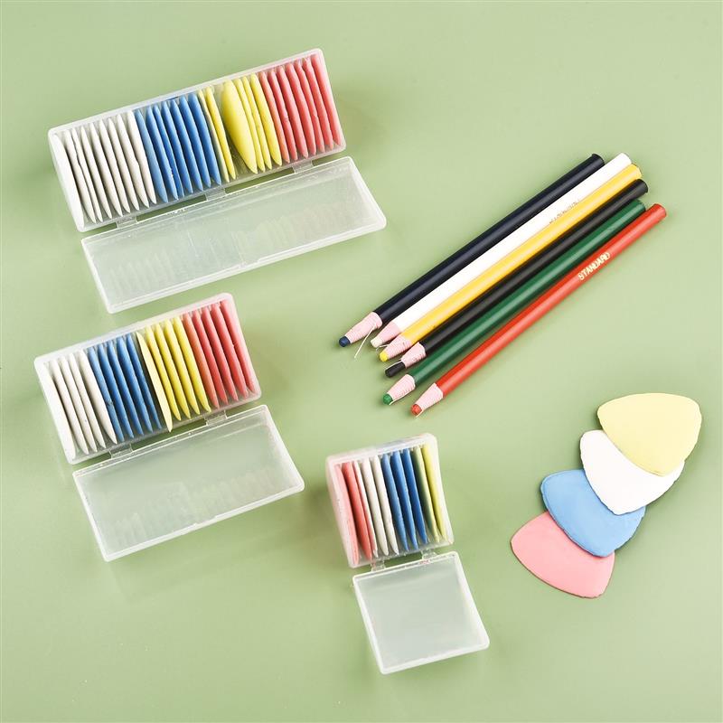 新しいテーラーチョーク多色生地チョーク消去可能な縫製マーカー - Sewing Gauge Ruler のレビューと価格