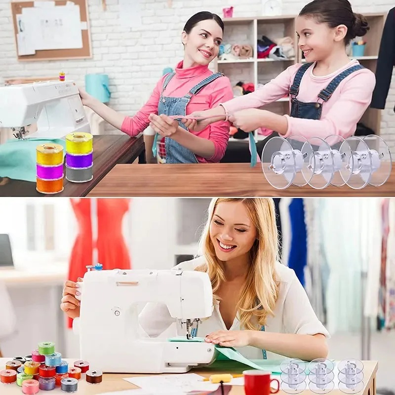 25個入り 家庭用ミシン下糸ボビンセット 縫製アクセサリー  - Textile Sewing Machine のレビューと価格