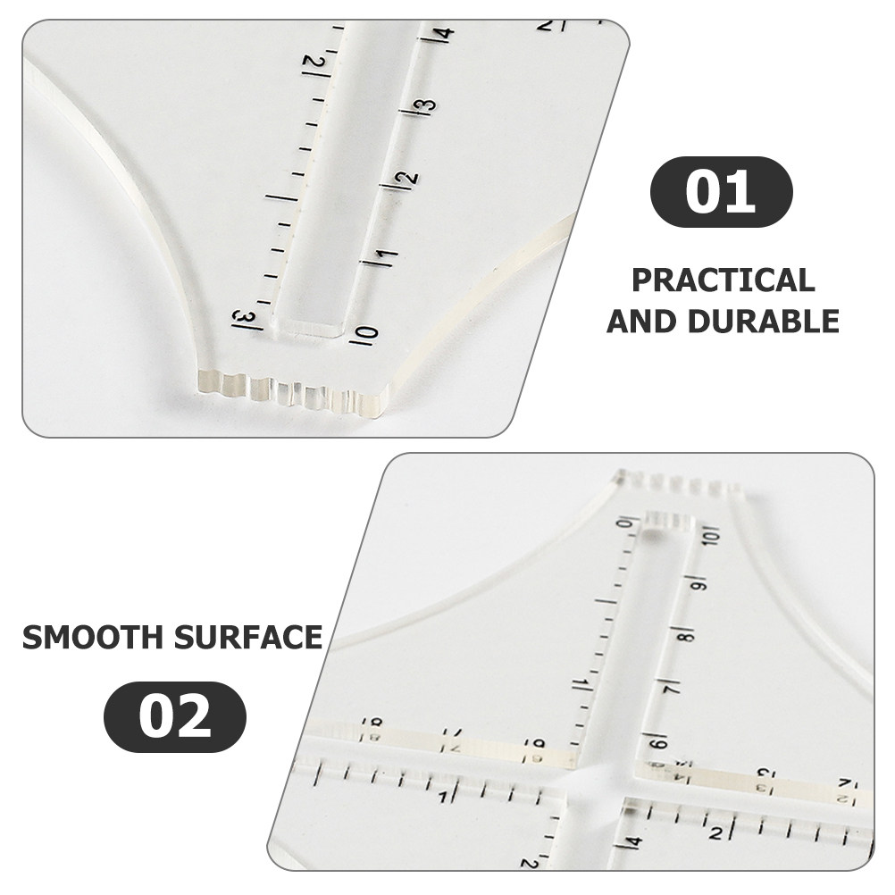 ニット密度測定器。プロ仕様のアクリル製ゲージツール。ウール生 - Sewing Gauge Ruler のレビューと価格