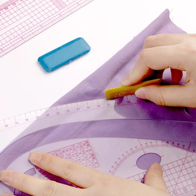 6 個フレンチカーブ定規ソフトパッチワーク定規メジャーテーラ - Sewing Gauge Ruler のレビューと価格